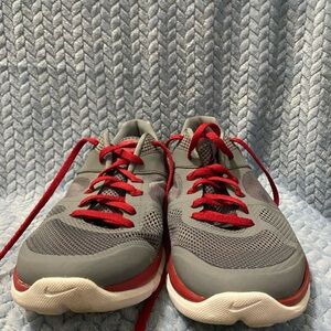 Nike Charcoal and Crimson Athletic Shoes